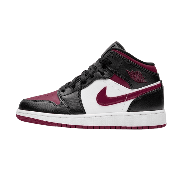 Sneakers Jordan Black Noble Red Air Jordan Mid GS 'Black Noble Red