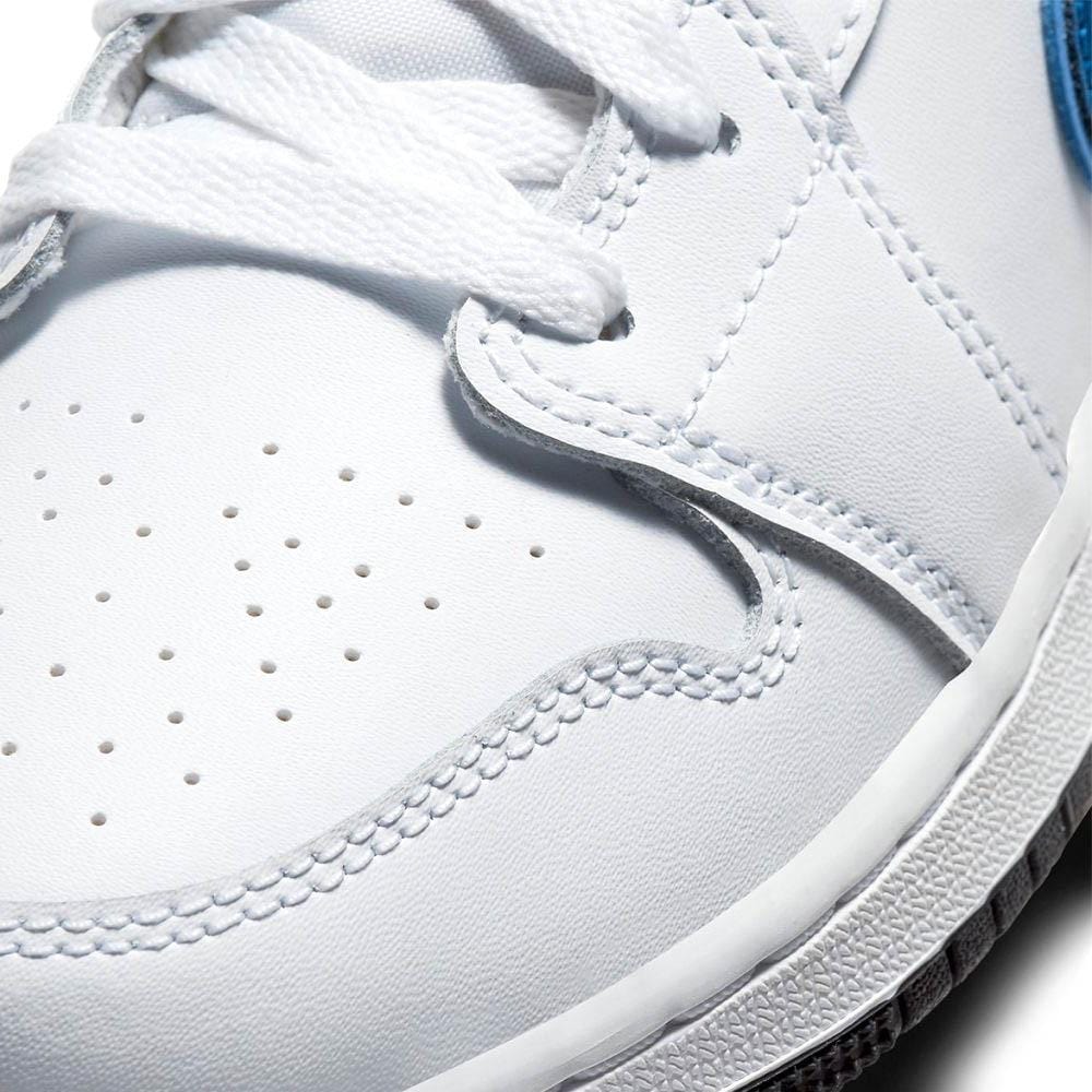 Air Jordan 1 Mid GS 'White Court Purple Teal' - Kick Game