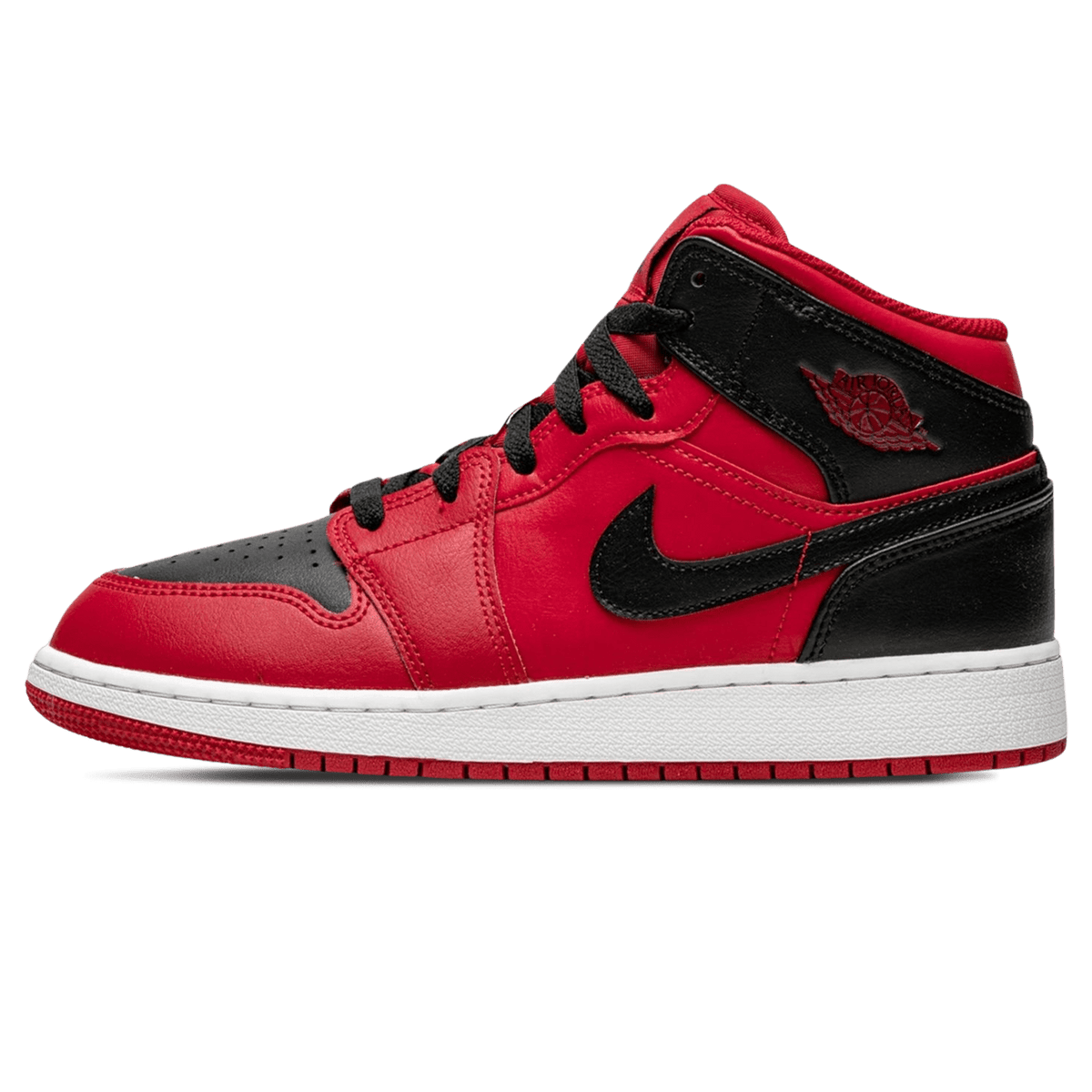 Air Jordan 1 Mid GS 'Black Gym Red' - Kick Game