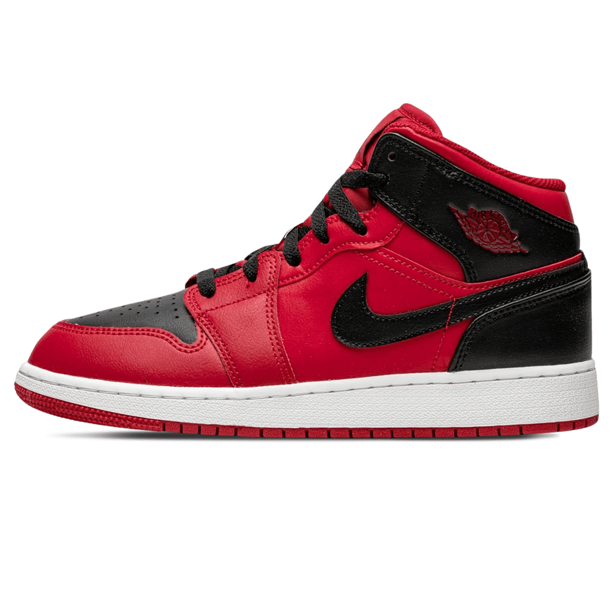 Air Jordan 1 Mid GS 'Black Gym Red' - Kick Game