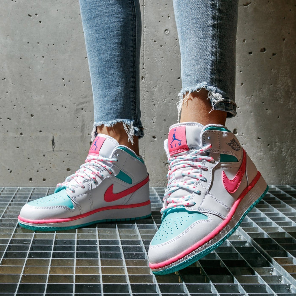 Air Jordan 1 Mid GS 'Digital Pink' - Kick Game
