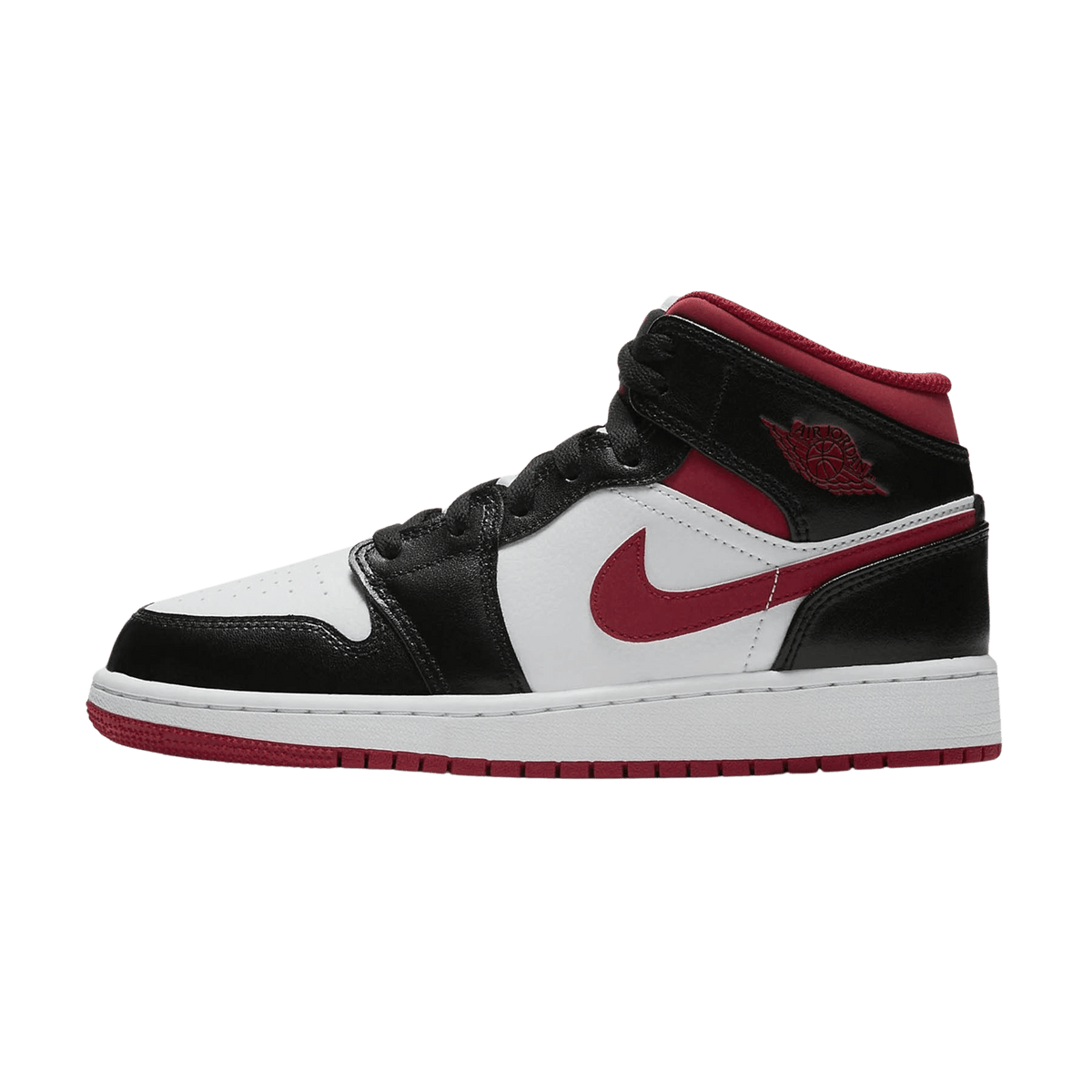 CUSTOM RED/BLACK LV X JORDAN 1 MID - Derivation Customs - Custom sneakers  Swarovski trainers