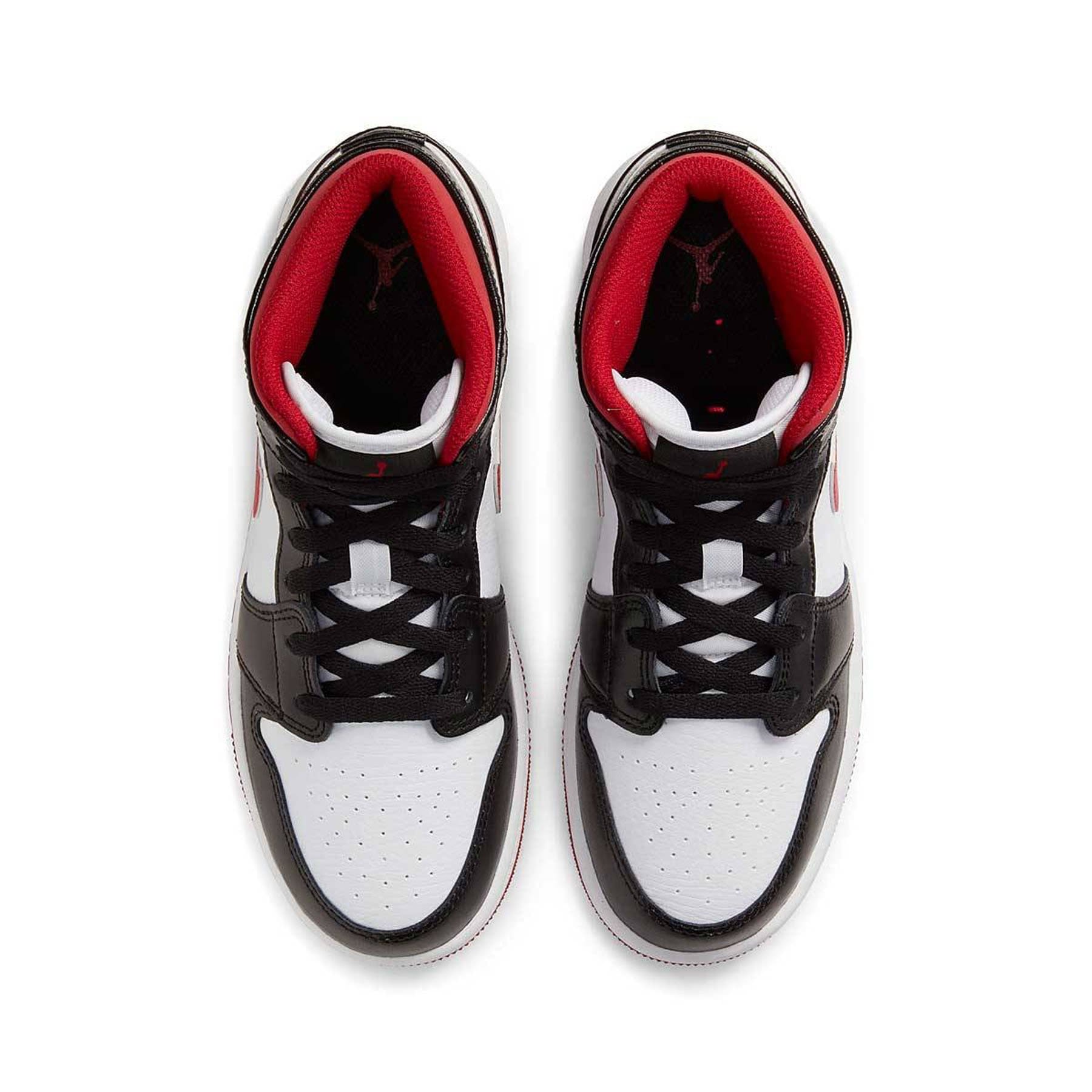 Air Jordan 1 Mid GS 'Black Gym Red' - Kick Game