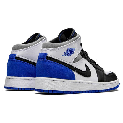 Air Jordan 1 Mid GS 'Royal White' - Kick Game