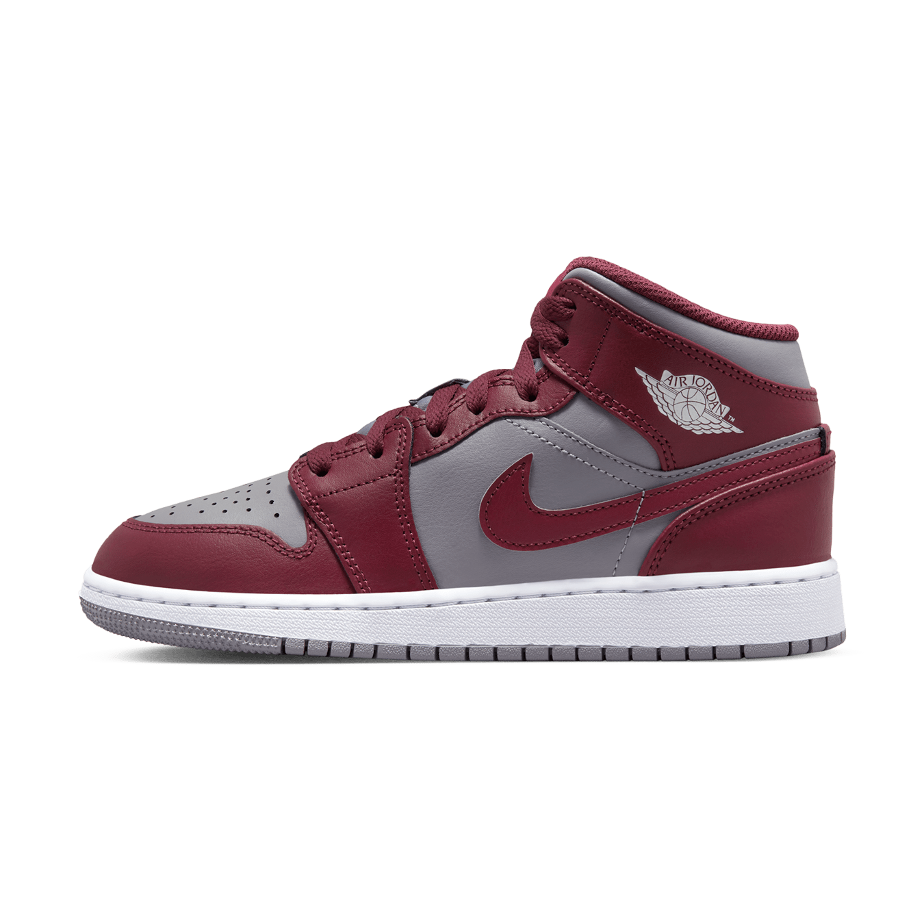 Air Jordan 1 Mid GS 'Cherrywood Red' - Kick Game