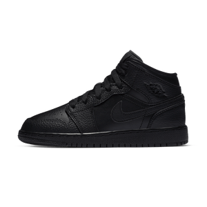 Air Jordan 1 Mid GS 'Triple Black' 2020