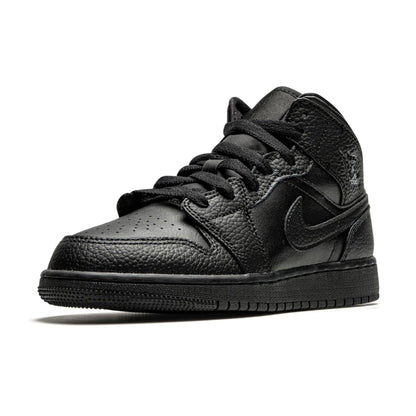 Air Jordan 1 Mid GS 'Triple Black' 2020 - Kick Game