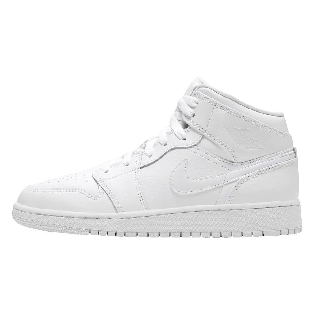 Jordan 1 mid triple white online