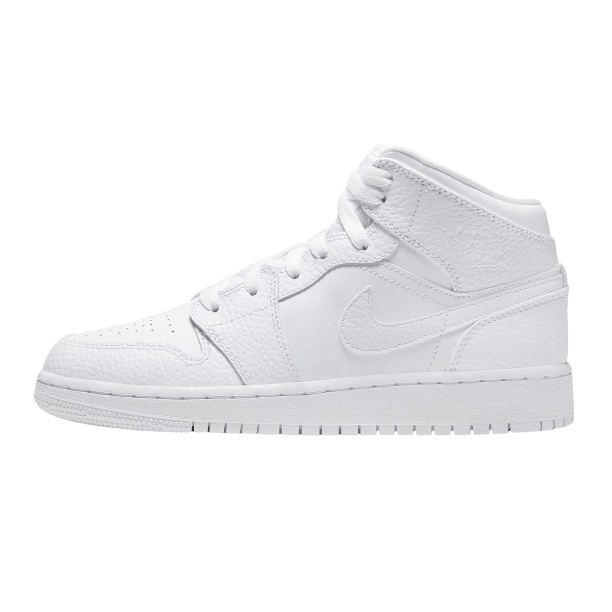 Air Jordan 1 Mid GS 'Triple White' - Kick Game