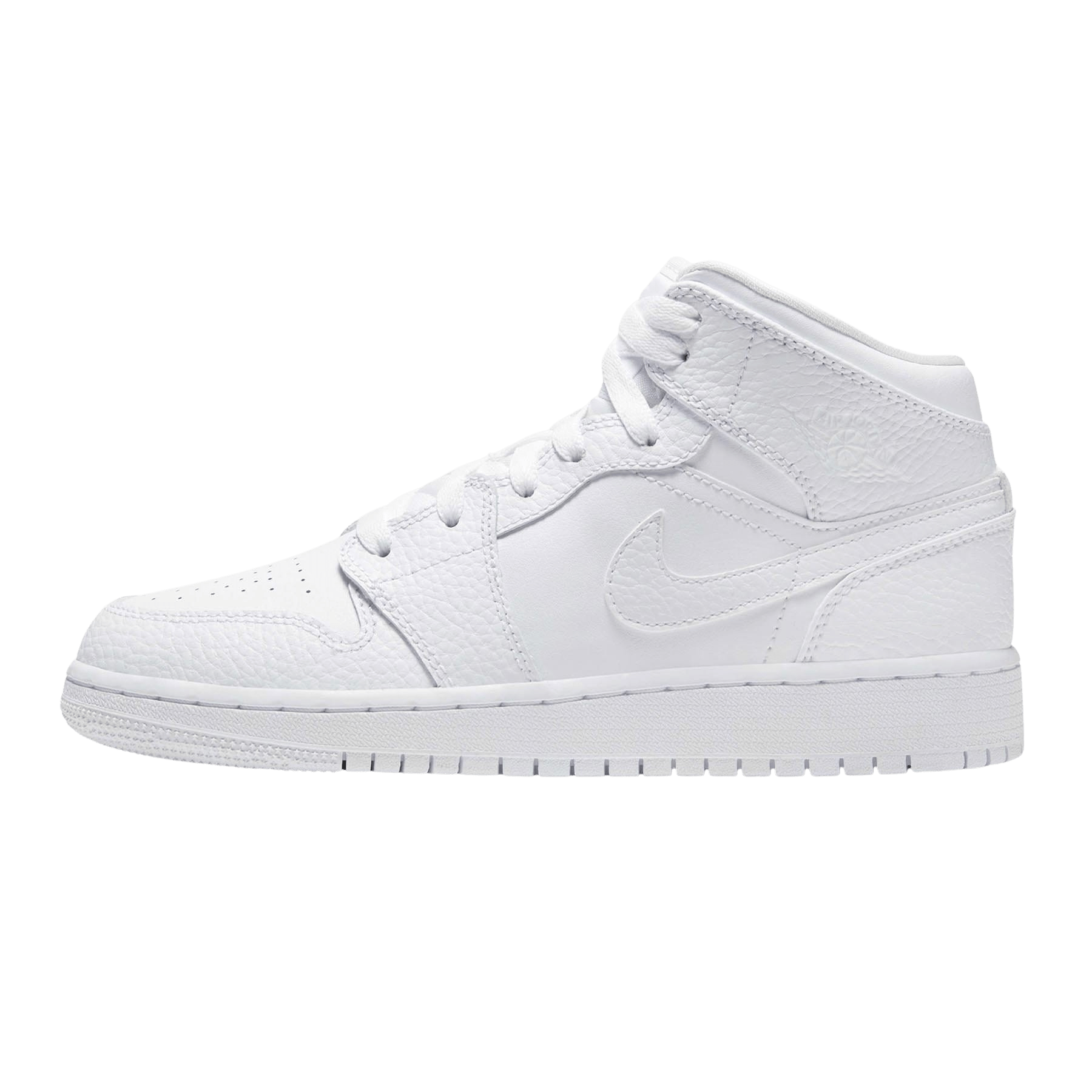 Air Jordan 1 Mid GS 'Triple White' - Kick Game