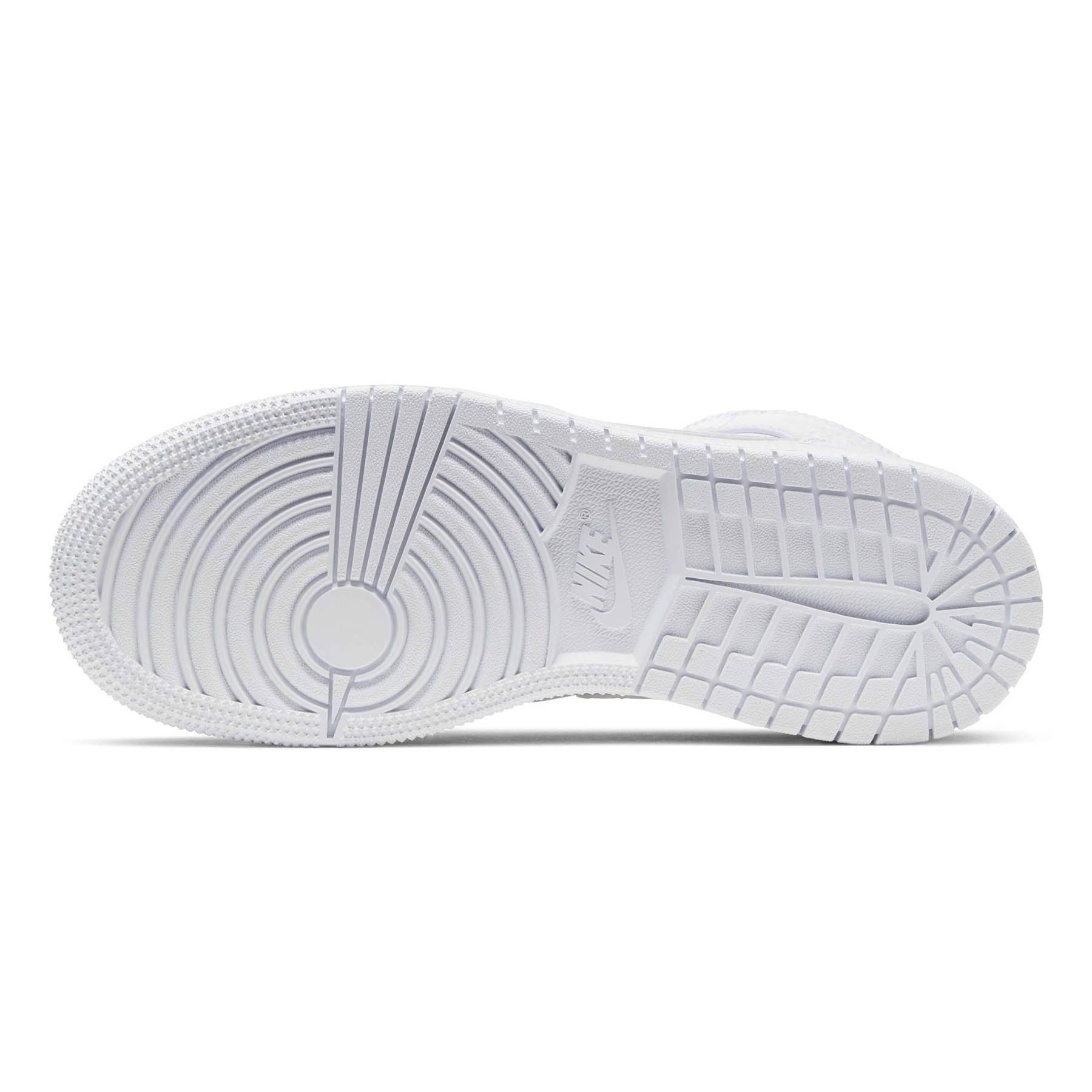 Air Jordan 1 Mid GS 'Triple White' - Kick Game