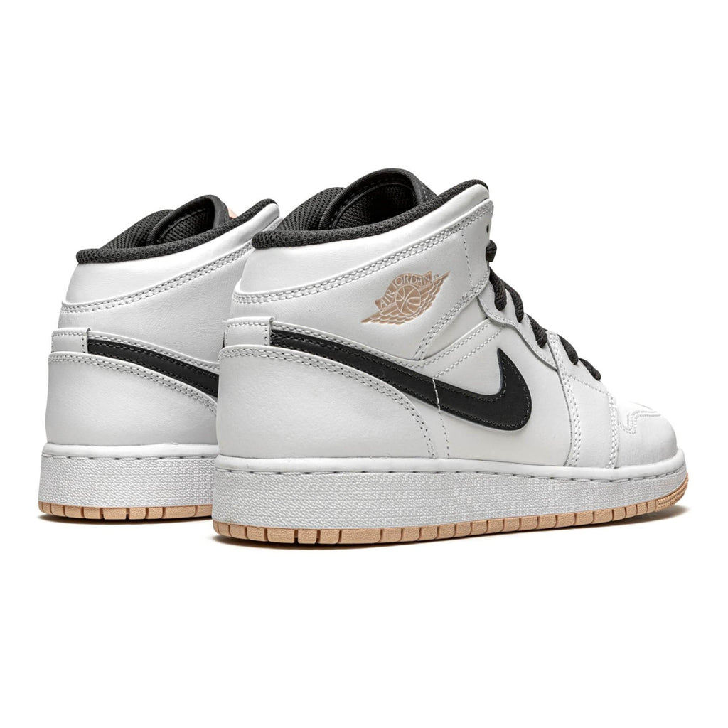 Air Jordan 1 Mid GS 'White Arctic Orange' - Kick Game