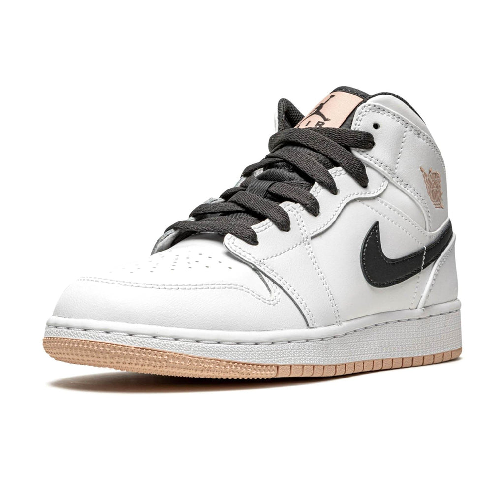 Air Jordan 1 Mid GS 'White Arctic Orange' - Kick Game