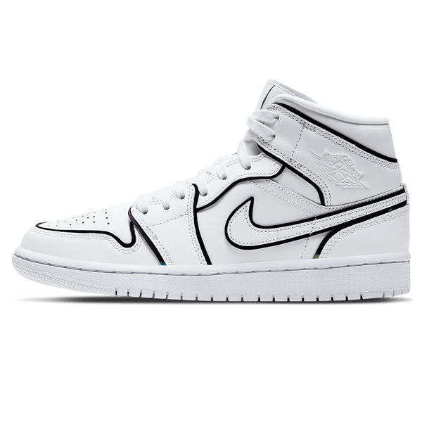Nike wmns air jordan 1 mid iridescent online