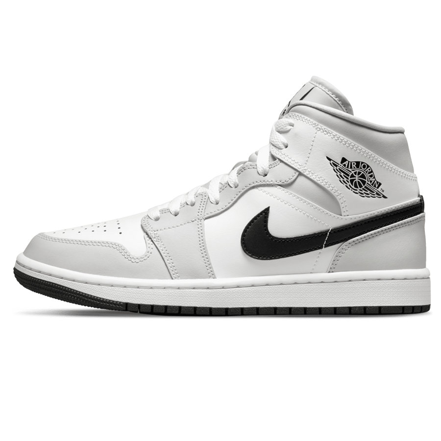 Air Jordan 1 Mid Wmns 'Light Smoke Grey' - Kick Game