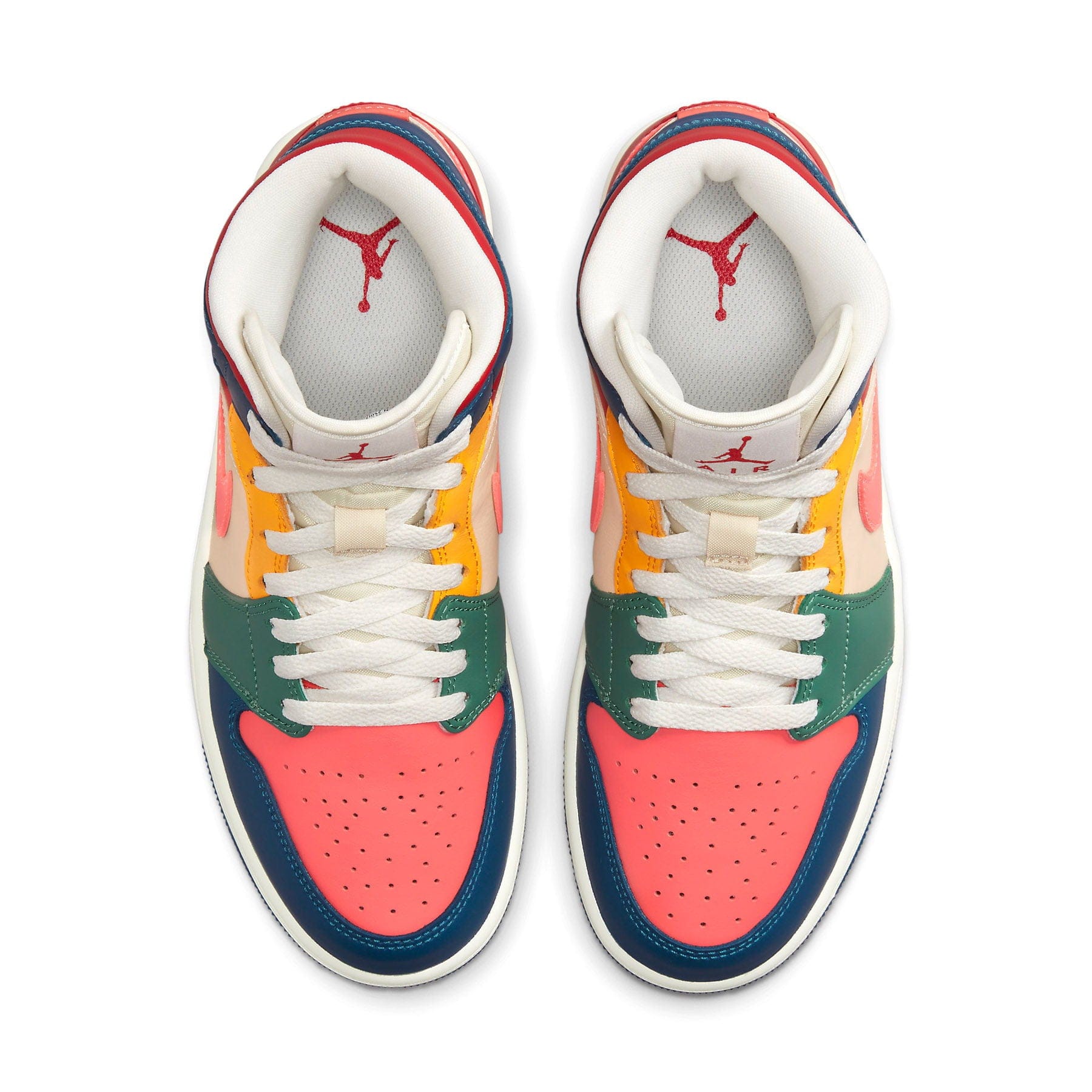 Air Jordan 1 Mid SE Wmns Multi Color Kick Game