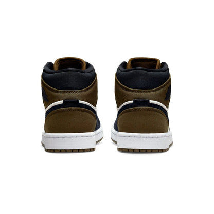 Air Jordan 1 Mid Wmns SE 'Olive Toe' - Kick Game