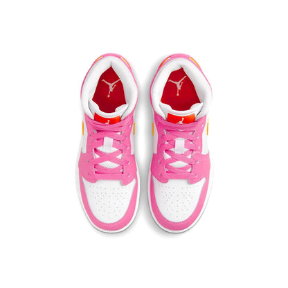 Air Jordan 1 Mid GS 'Pinksicle Orange' - Kick Game