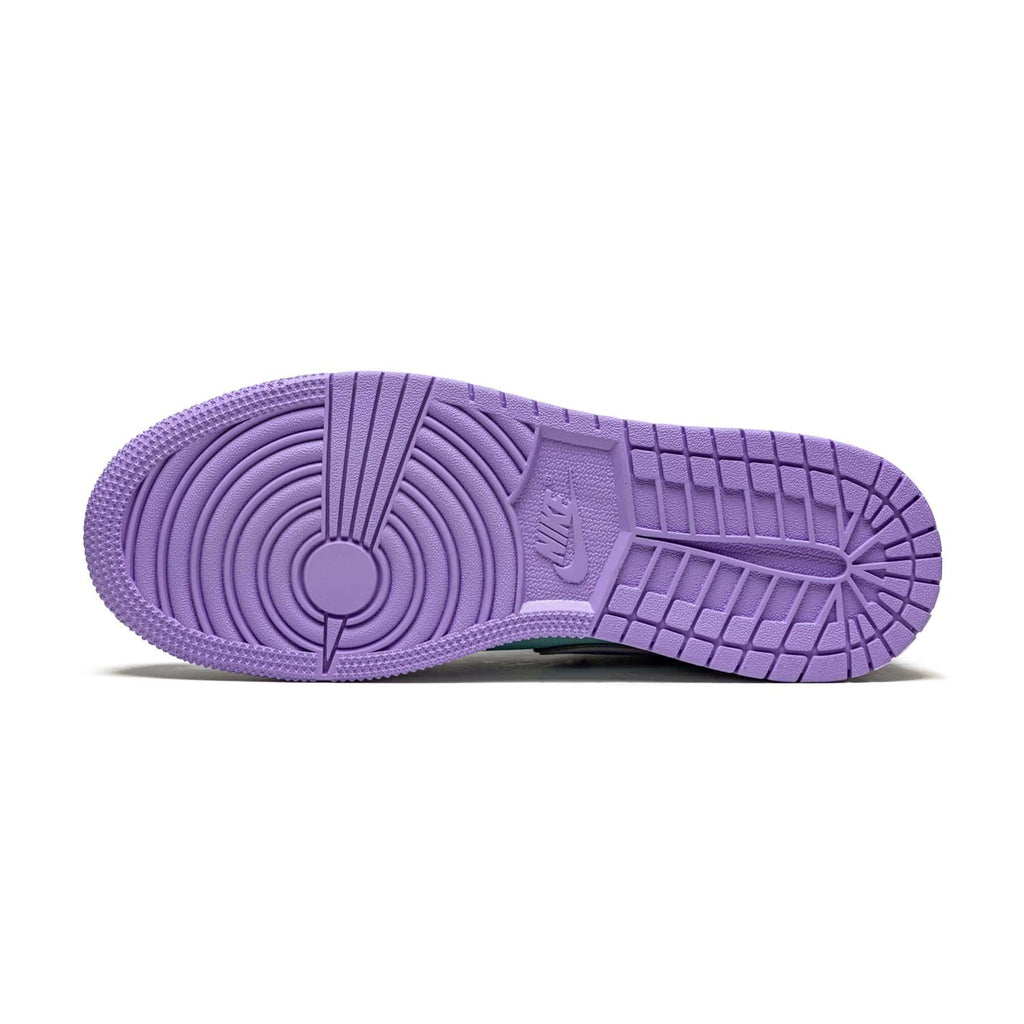 Air Jordan 1 Mid GS 'Purple Aqua' - Kick Game