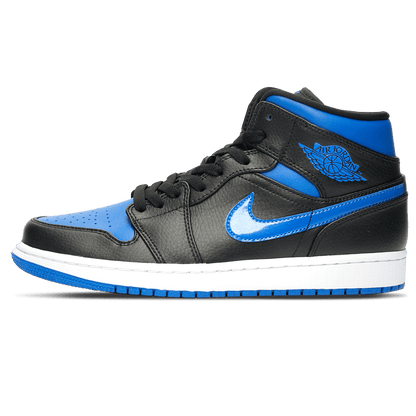 Air Jordan 1 Mid 'Black Hyper Royal' - Kick Game