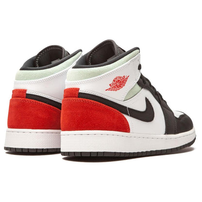 Air Jordan 1 Mid GS 'Red Mint' - Kick Game