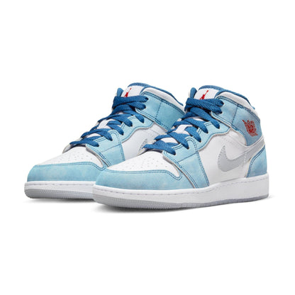 Air Jordan 1 Mid SE GS 'French Blue' - Kick Game