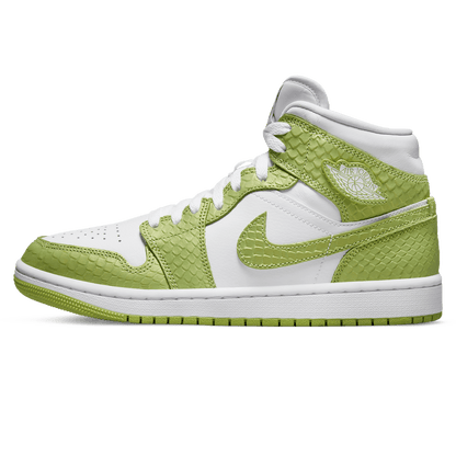 Air Jordan 1 Mid SE Wmns 'Green Python' - Kick Game