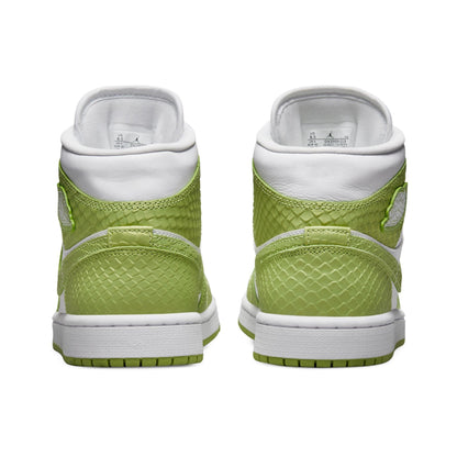 Air Jordan 1 Mid SE Wmns 'Green Python' - Kick Game