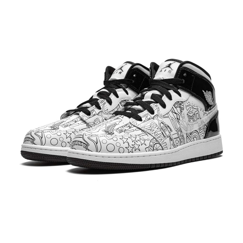 Air Jordan 1 Mid SE GS 'DIY' - Kick Game