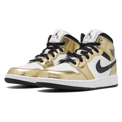 Air Jordan 1 Mid SE GS 'Metallic Gold' - Kick Game