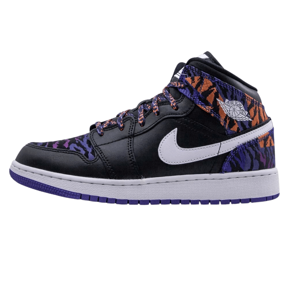 Air Jordan 1 Mid GS 'Tiger Print' - Kick Game