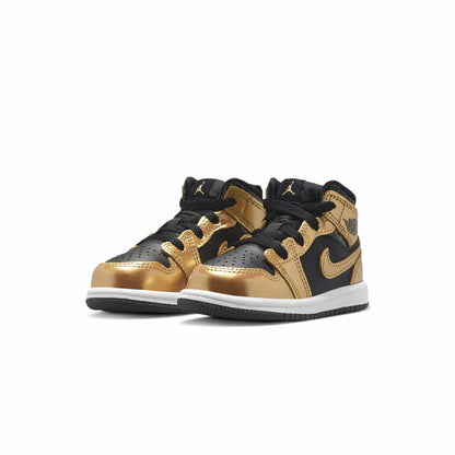 Air Jordan 1 Mid SE TD 'Metallic Gold Black' - Kick Game