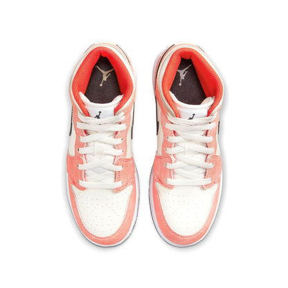 Air Jordan 1 Mid SE GS 'Orange Suede' - Kick Game