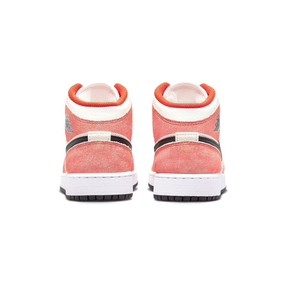 Air Jordan 1 Mid SE GS 'Orange Suede' - Kick Game