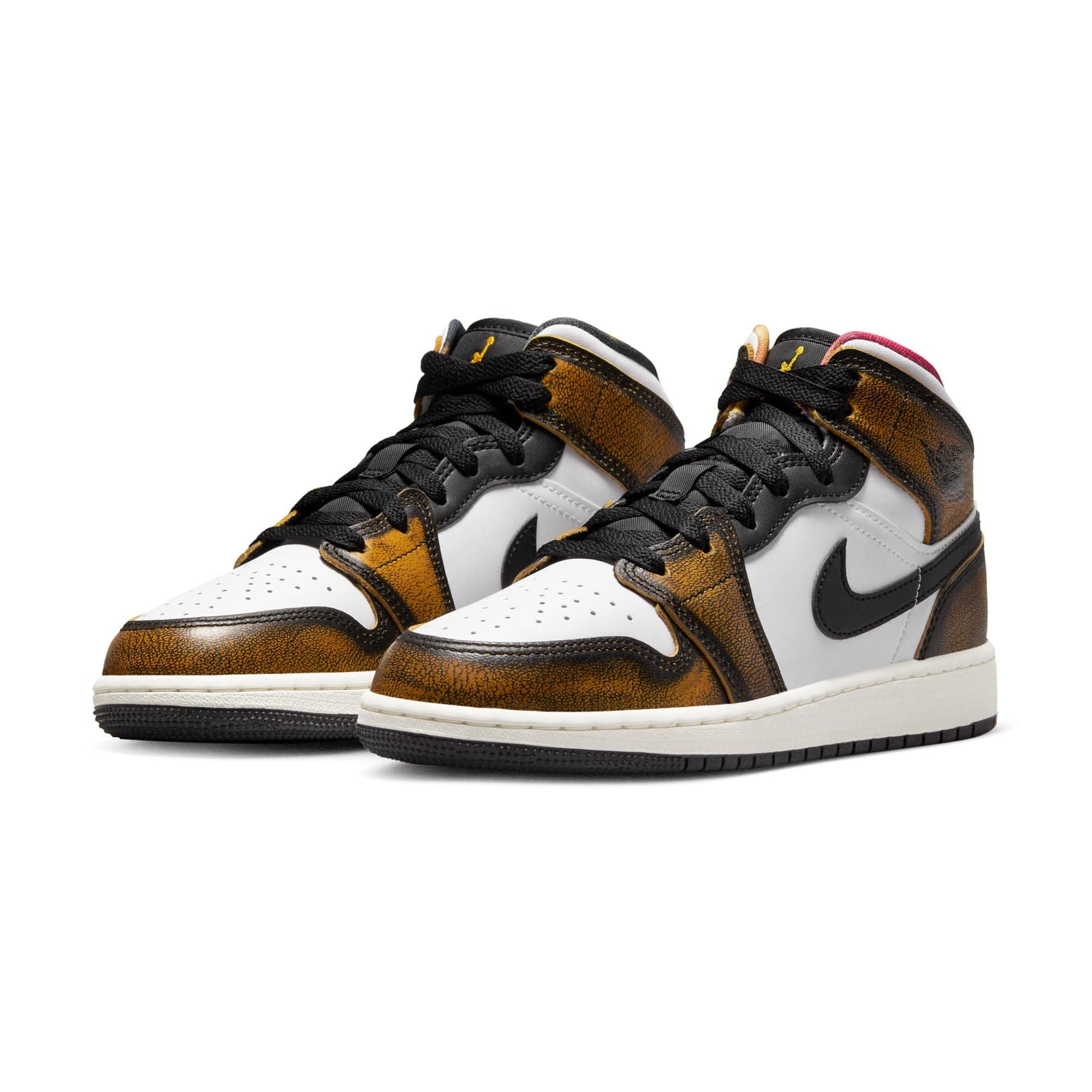 Air Jordan 1 Mid SE GS 'Wear-Away - Taxi' - Kick Game