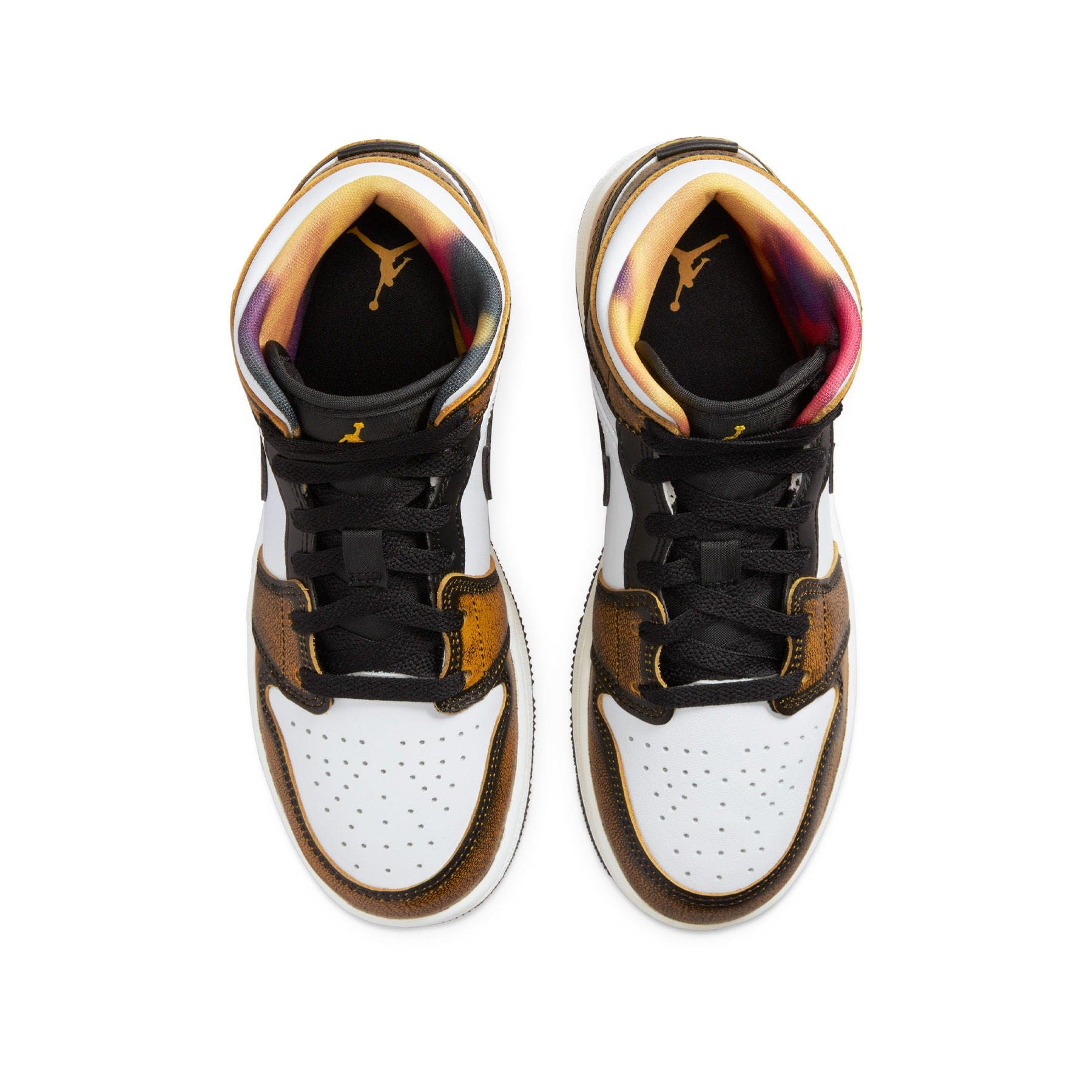 Air Jordan 1 Mid SE GS 'Wear-Away - Taxi' - Kick Game