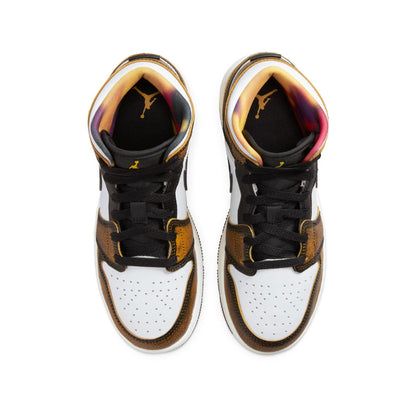 Air Jordan 1 Mid SE GS 'Wear-Away - Taxi' - Kick Game