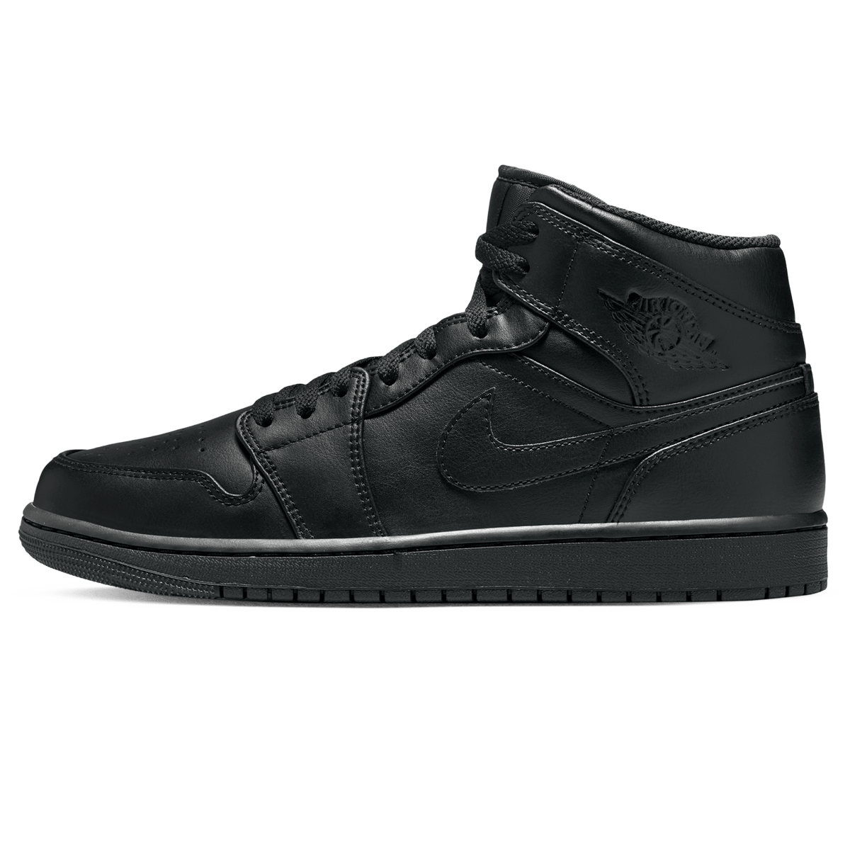 Air Jordan 1 Mid 'Triple Black' 2022 - Kick Game