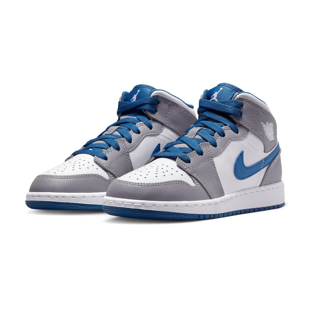 Air Jordan Mid GS 'Cement True Blue' — Kick Game
