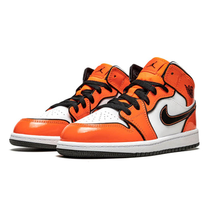 Air Jordan 1 Mid SE PS 'Turf Orange' - Kick Game