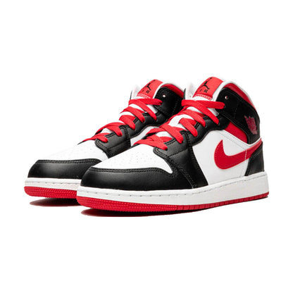 Air Jordan 1 Mid GS 'White Very Berry' - Kick Game