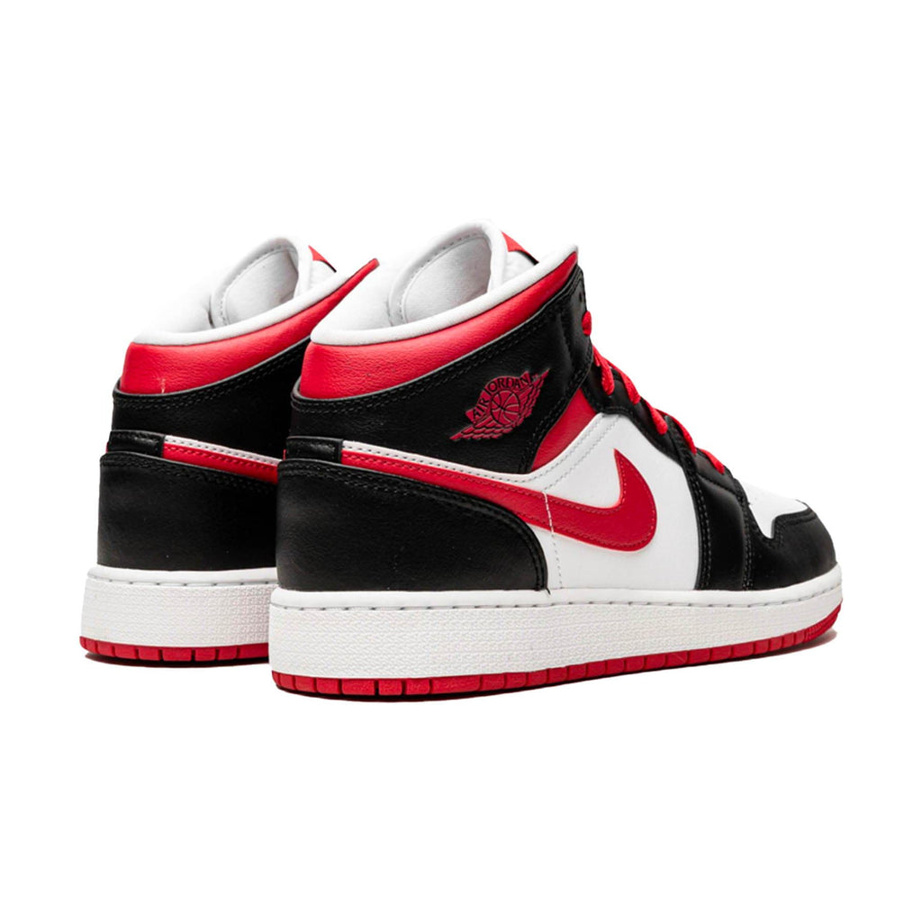 Air Jordan 1 Mid GS Black Red White 554725-016