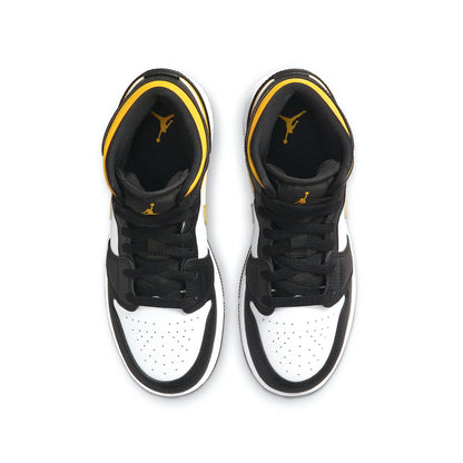 Air Jordan 1 Mid GS 'White Pollen Black' - Kick Game