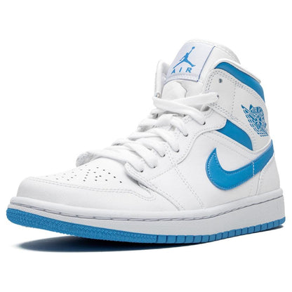 Air Jordan 1 Wmns Mid 'UNC' White Carolina Blue - Kick Game