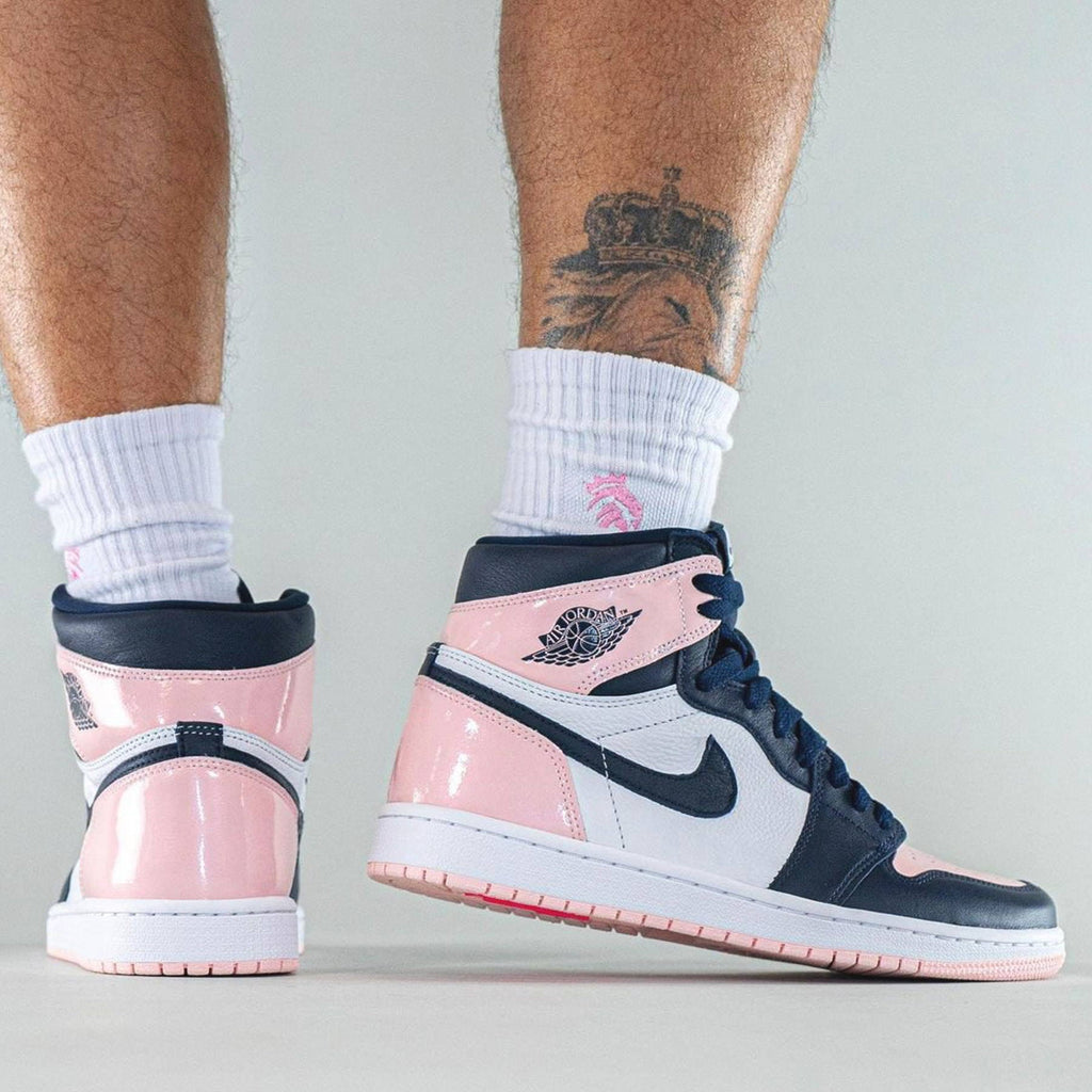 High Top Jordan Air Pink Air Jordan Retro High Wmns OG SE 'Bubble