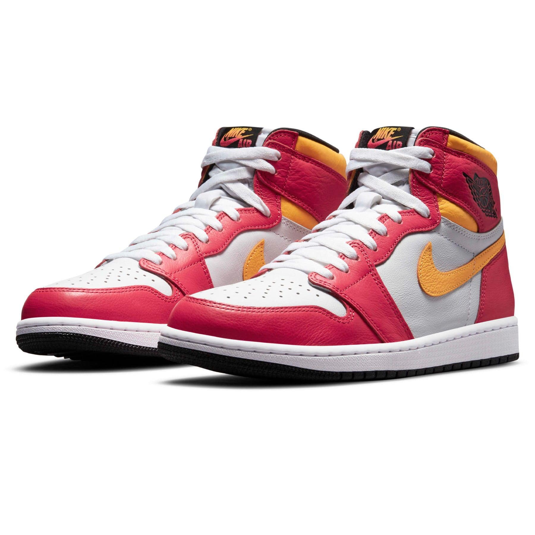 Bright red jordans hotsell