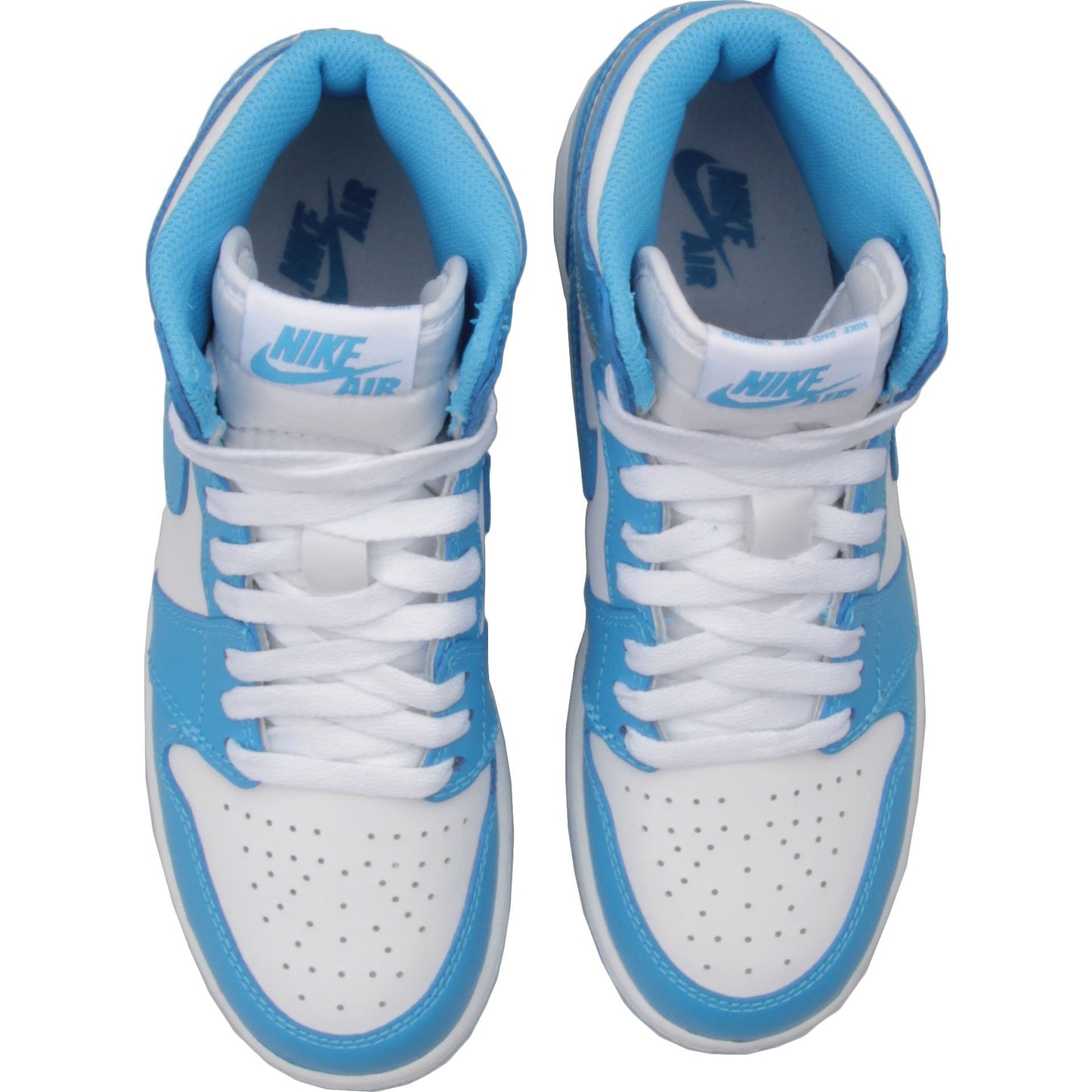 Air Jordan 1 Retro High OG Grade School (White-Powder Blue) - Kick Game