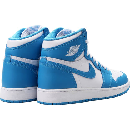 Air Jordan 1 Retro High OG Grade School (White-Powder Blue) - Kick Game