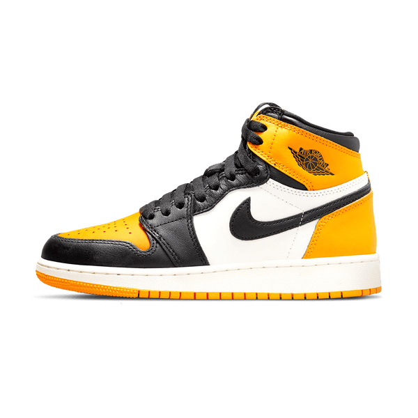 Jordan 1 hot sale yellow toe high