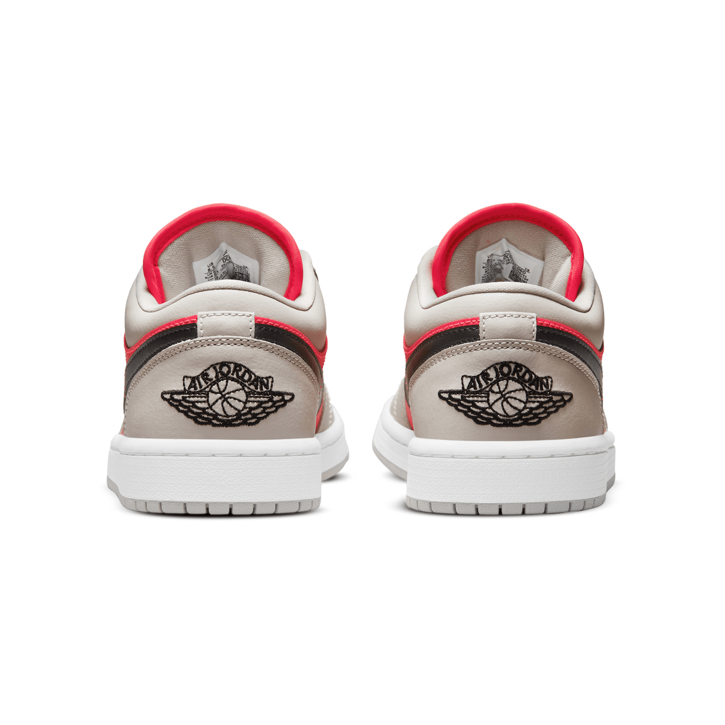 Air Jordan 1 Low Wmns 'Light Iron Ore Siren Red' - Kick Game